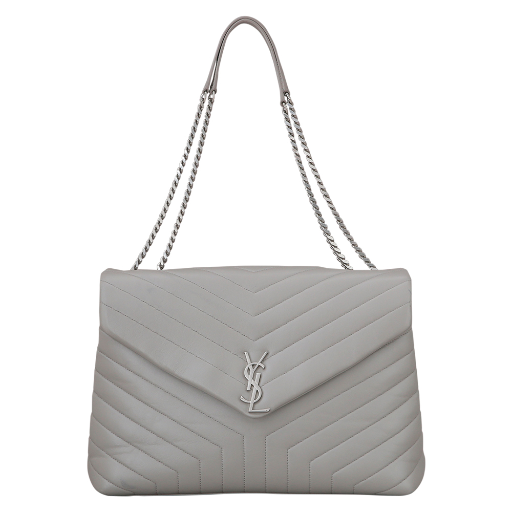 Yves Saint Laurent(USED)루 라지 그레이 숄더백