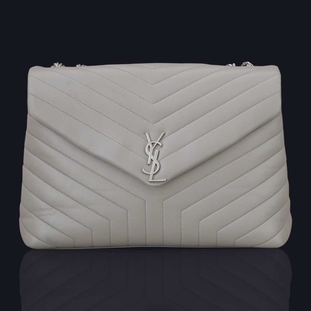 Yves Saint Laurent(USED)루 라지 그레이 숄더백