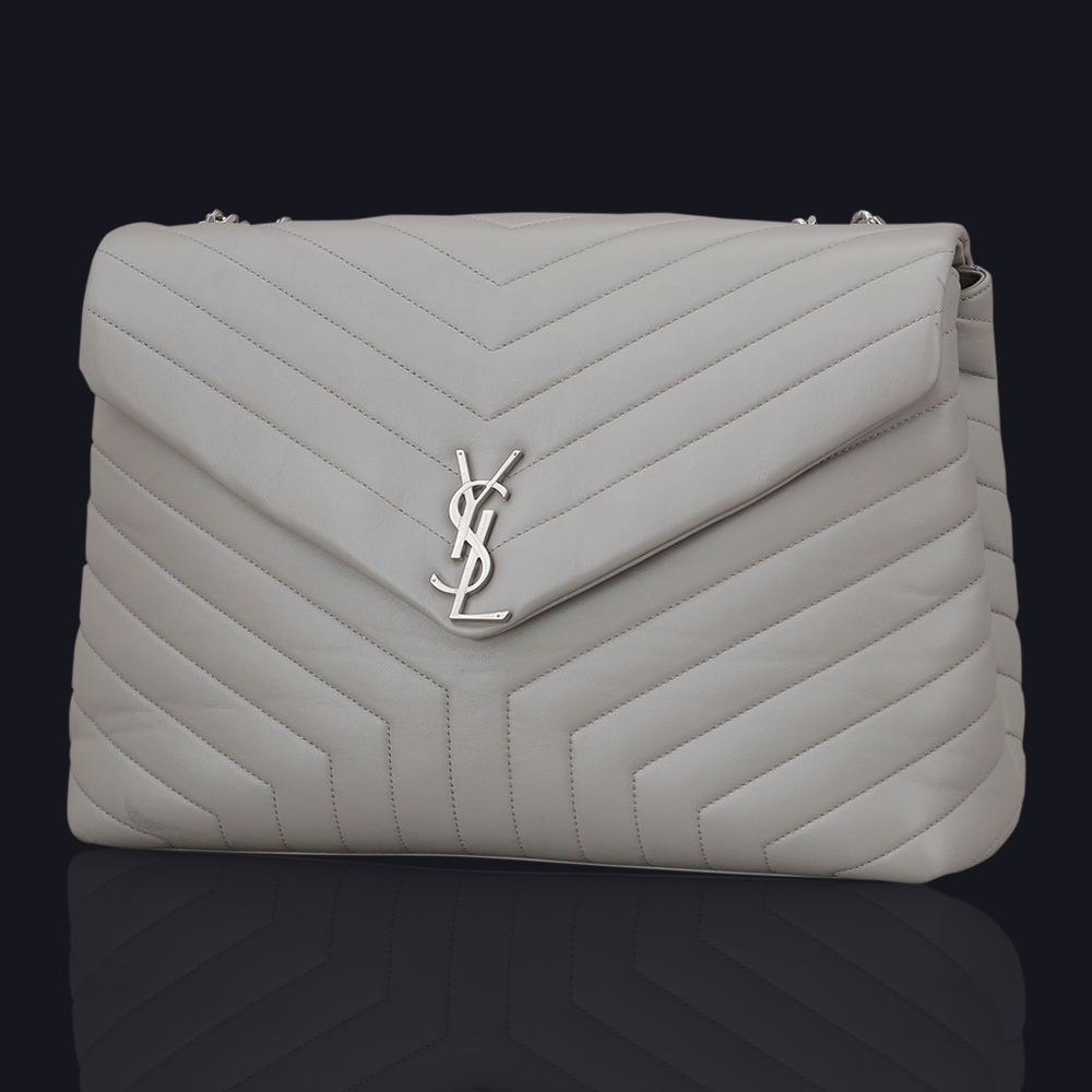 Yves Saint Laurent(USED)루 라지 그레이 숄더백
