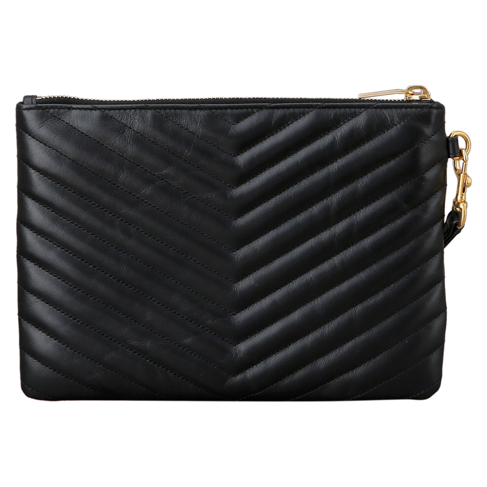 Yves Saint Laurent(USED)모노그램 쉐브론 클러치