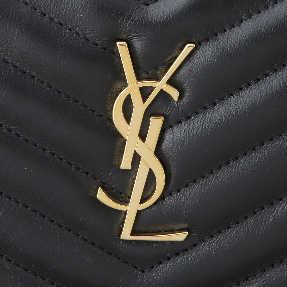 Yves Saint Laurent(USED)모노그램 쉐브론 클러치