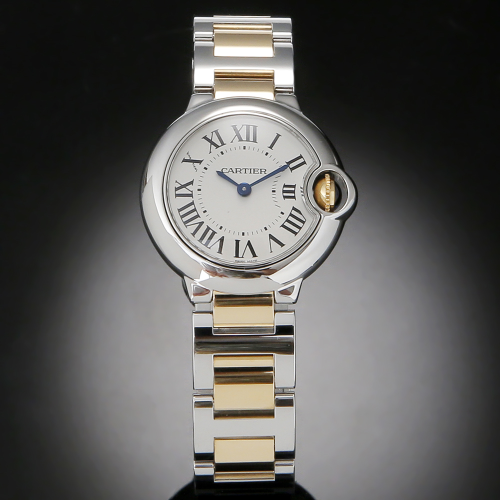 CARTIER(USED)발롱블루 콤비28