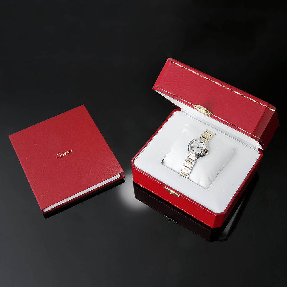CARTIER(USED)발롱블루 콤비28