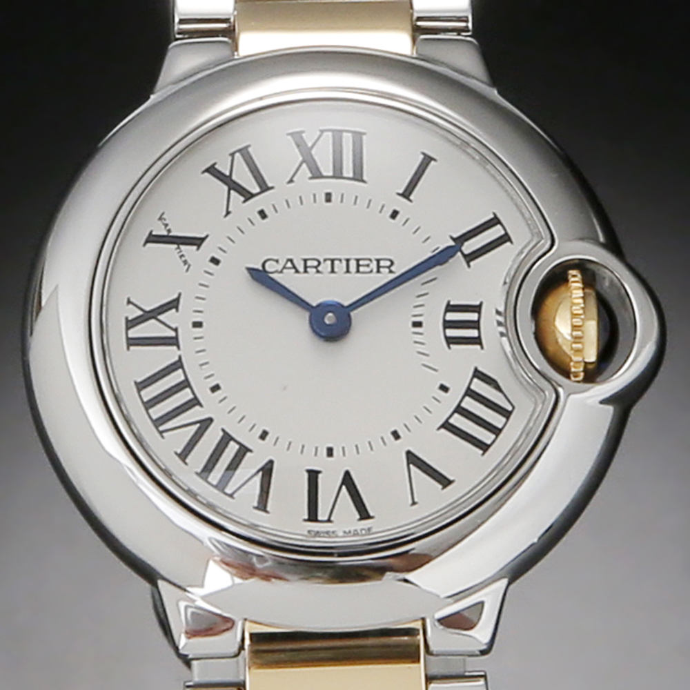 CARTIER(USED)발롱블루 콤비28