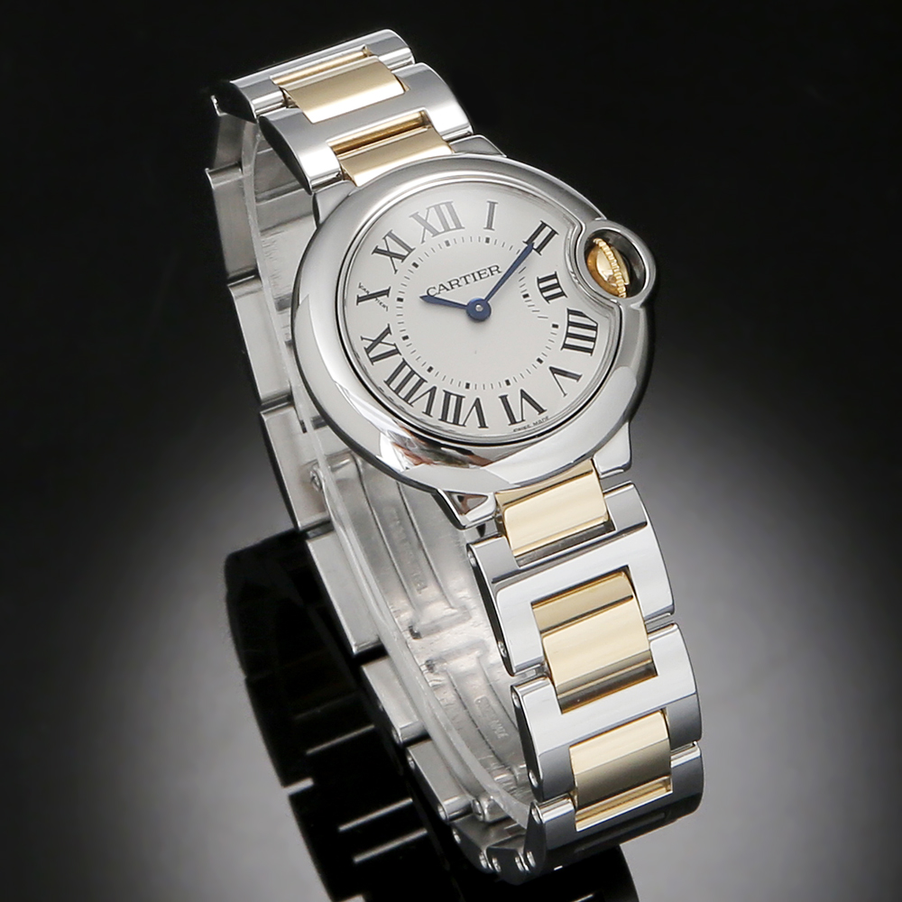 CARTIER(USED)발롱블루 콤비28