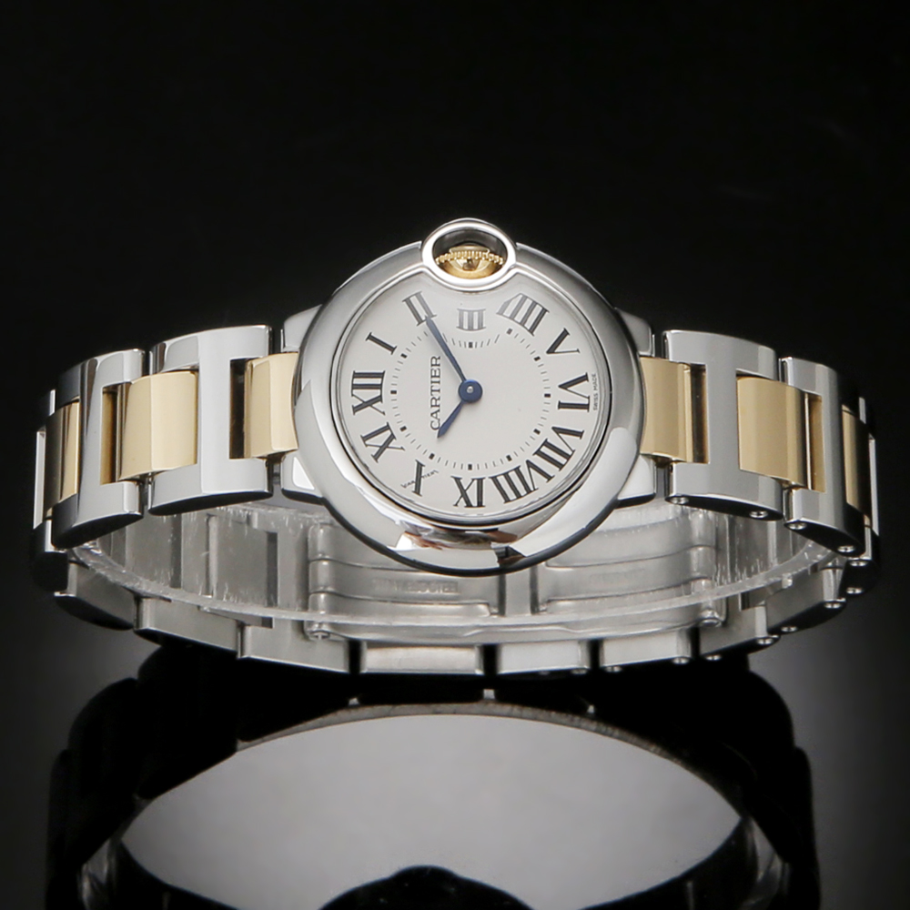 CARTIER(USED)발롱블루 콤비28