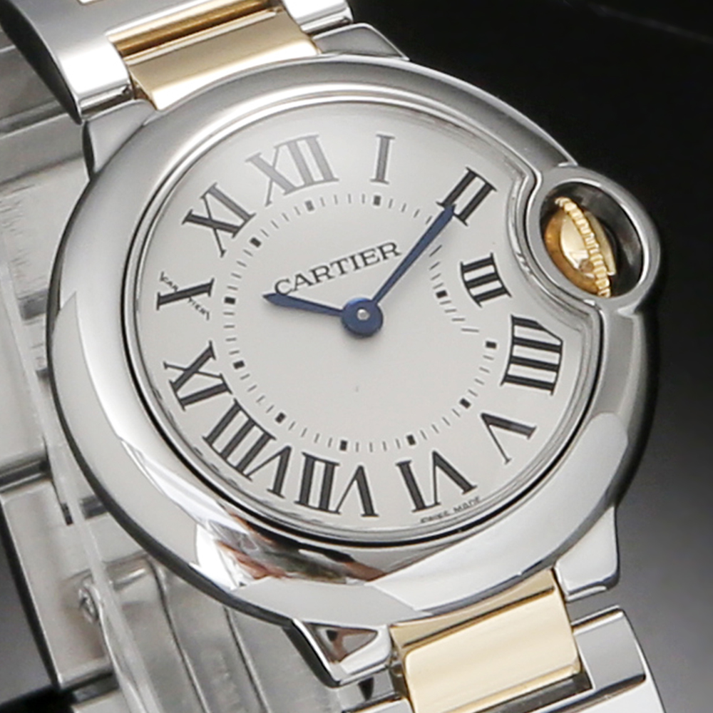 CARTIER(USED)발롱블루 콤비28