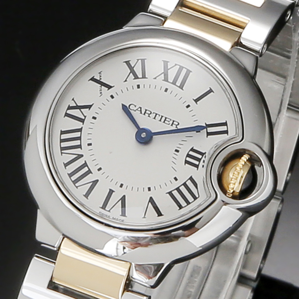 CARTIER(USED)발롱블루 콤비28