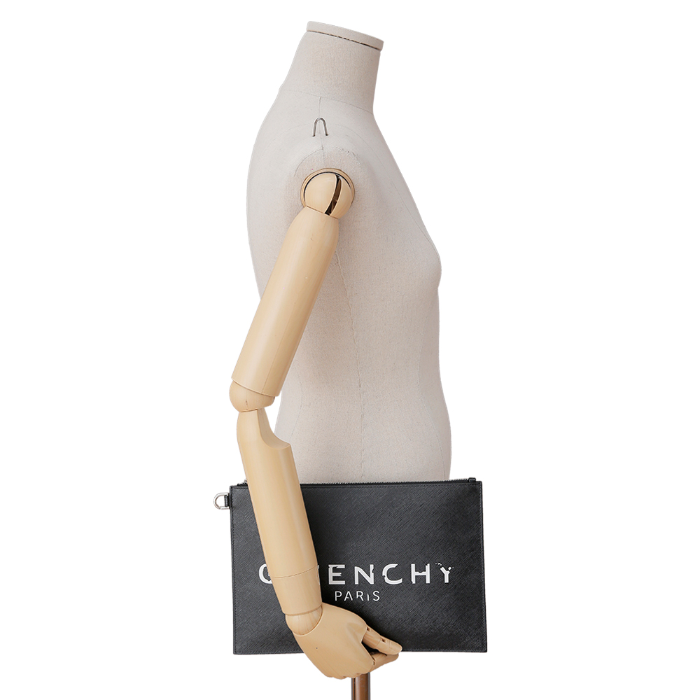 GIVENCHY(USED)지방시 로고 클러치