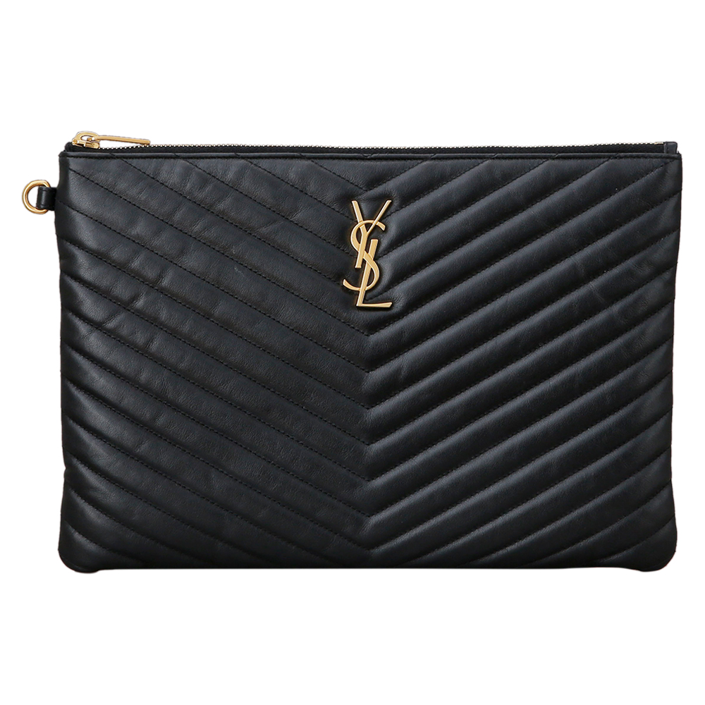 Yves Saint Laurent(USED)생로랑 모노그램 쉐브론 클러치