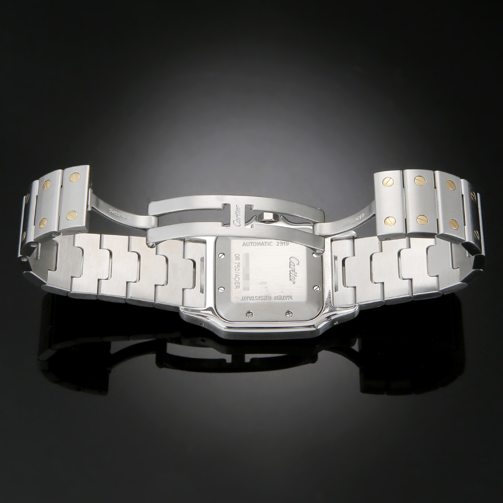 CARTIER(USED)까르띠에 산토스 갈베 콤비 입체판 라지