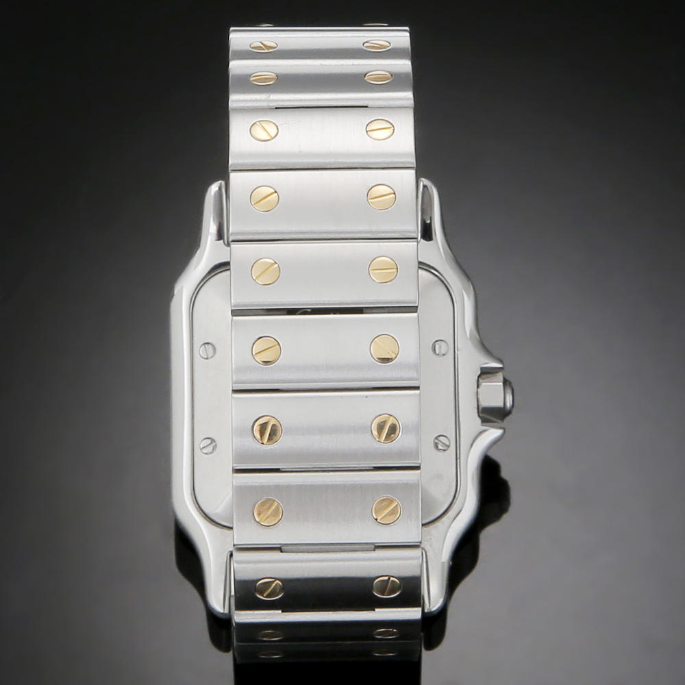 CARTIER(USED)까르띠에 산토스 갈베 콤비 입체판 라지