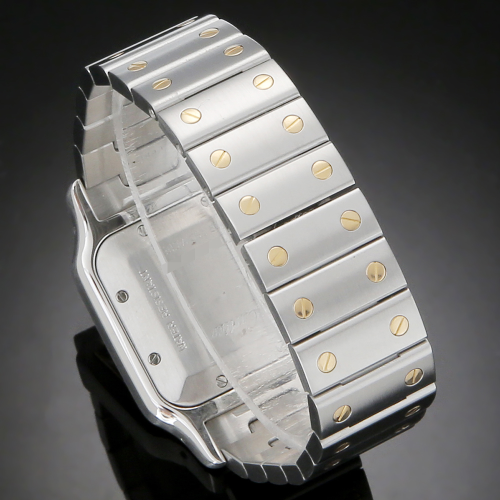 CARTIER(USED)까르띠에 산토스 갈베 콤비 입체판 라지