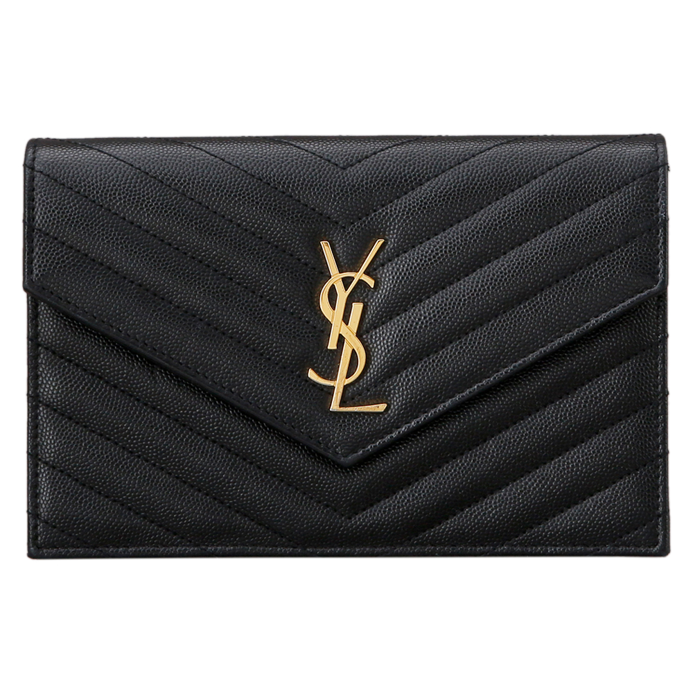 Yves Saint Laurent(USED)엔벨로프 체인 크로스백 금장