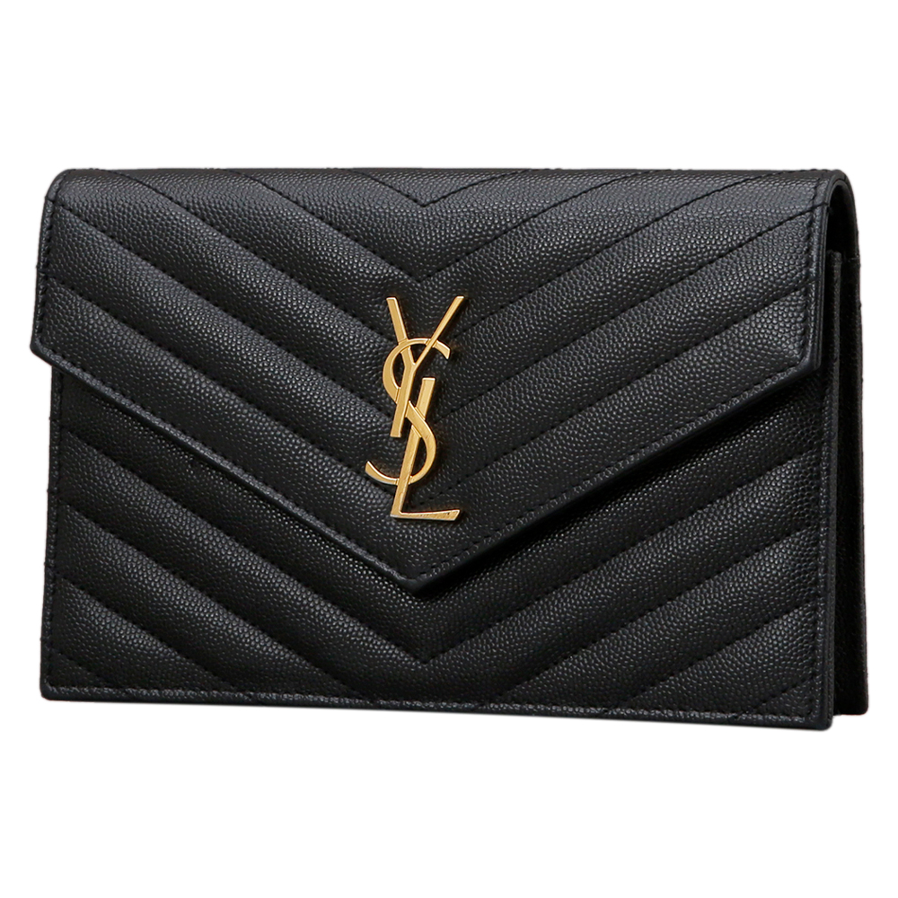 Yves Saint Laurent(USED)엔벨로프 체인 크로스백 금장