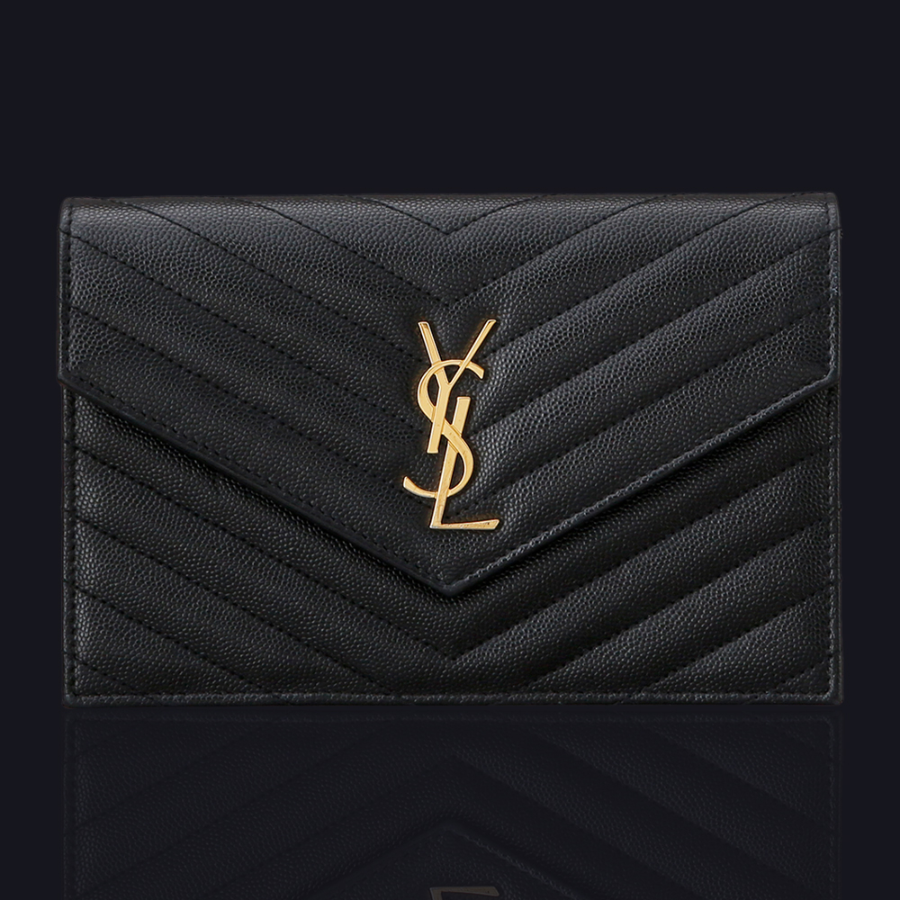 Yves Saint Laurent(USED)엔벨로프 체인 크로스백 금장