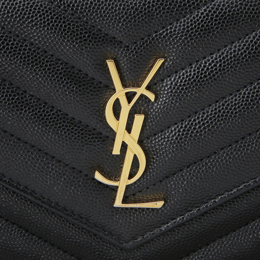 Yves Saint Laurent(USED)엔벨로프 체인 크로스백 금장