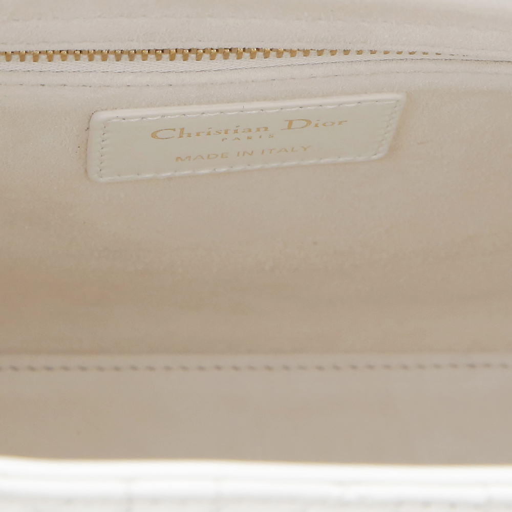 CHRISTIAN DIOR(USED)크리스찬디올 레이디디올 화이트 미듐