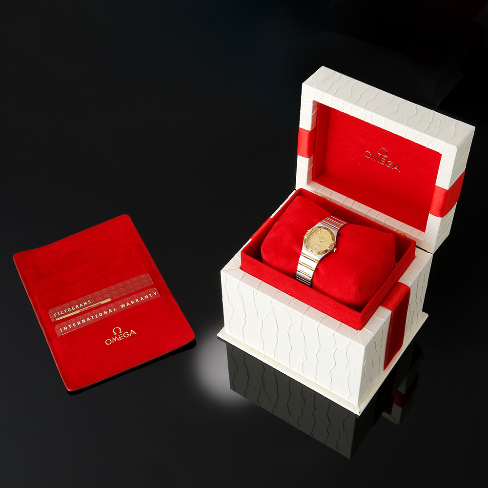 OMEGA(USED)오메가 컨스틸레이션 콤비 풀바