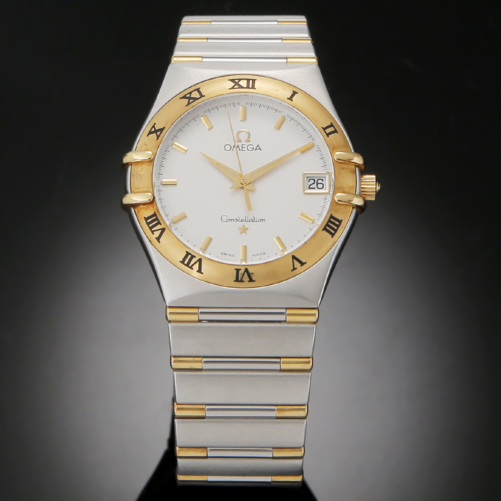 OMEGA(USED)오메가 컨스틸레이션 콤비 하프바