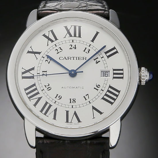 CARTIER(USED)롱드솔로 스틸 오토 XL