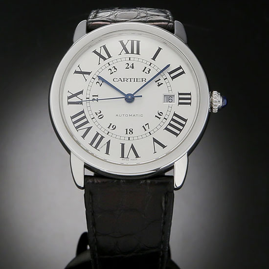 CARTIER(USED)롱드솔로 스틸 오토 XL