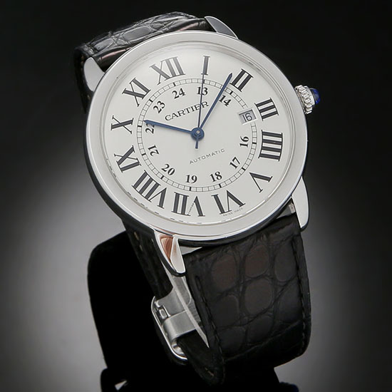 CARTIER(USED)롱드솔로 스틸 오토 XL