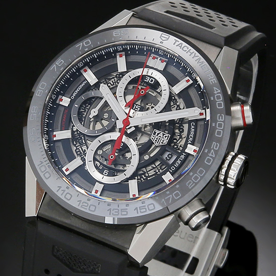 TAG Heuer(USED)까레라 크르노 스켈레톤 CAR201V
