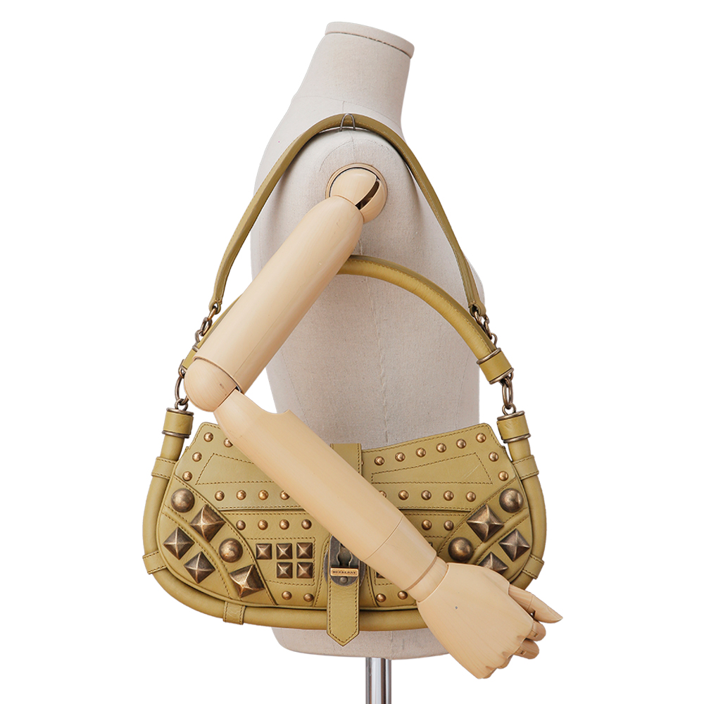 BURBERRY(USED)스터드 숄더백
