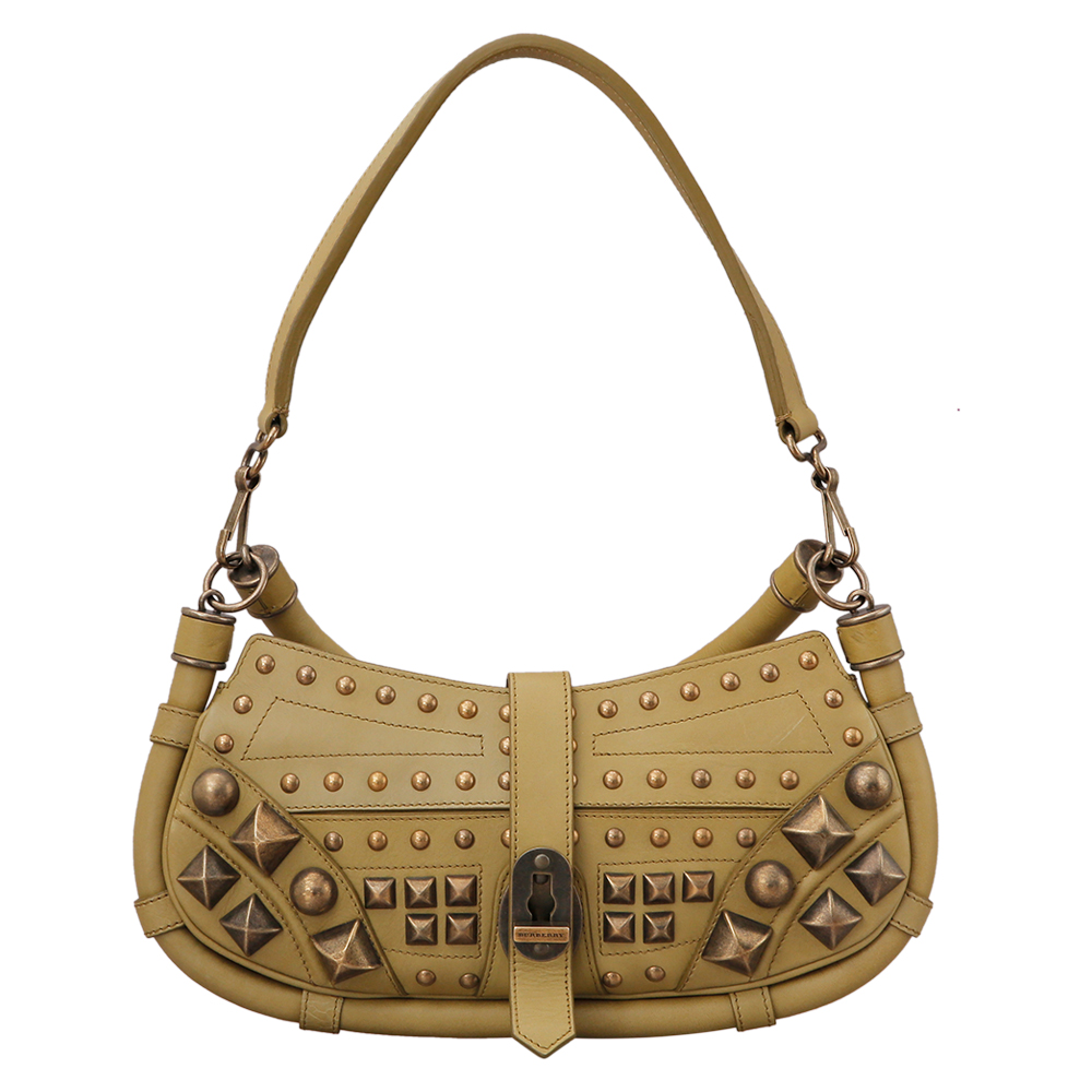 BURBERRY(USED)스터드 숄더백