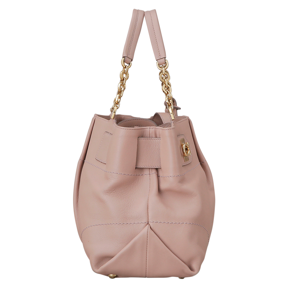 FERRAGAMO(USED)간치니 체인 숄더백