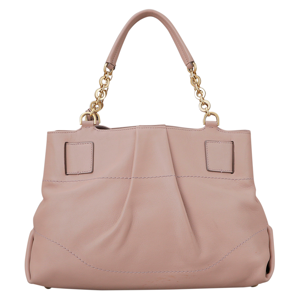 FERRAGAMO(USED)간치니 체인 숄더백
