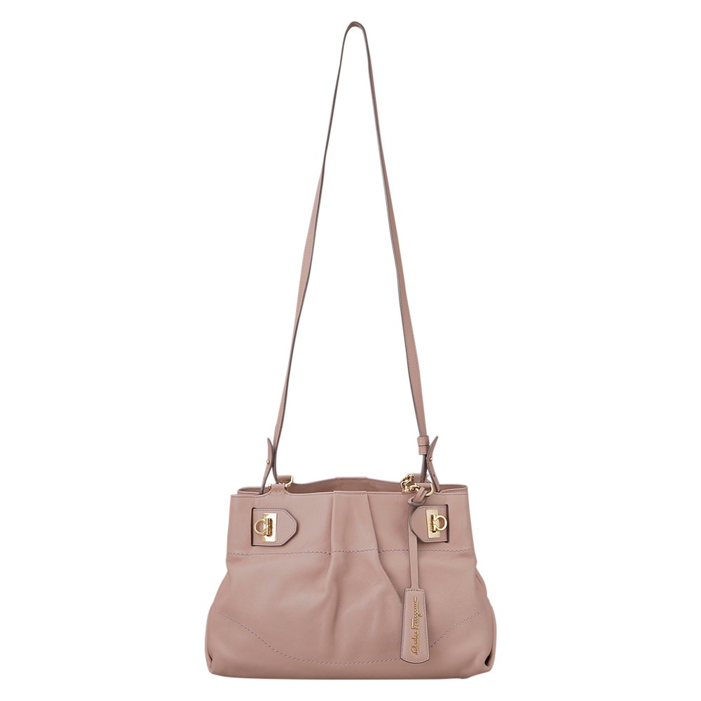 FERRAGAMO(USED)간치니 체인 숄더백